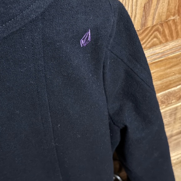Volcom Black Double-Breasted Coat - Picture 5 of 8